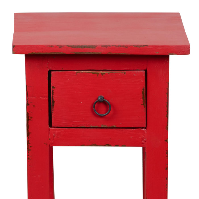 August Grove® Abigail Solid Wood End Table with Storage & Reviews Wayfair